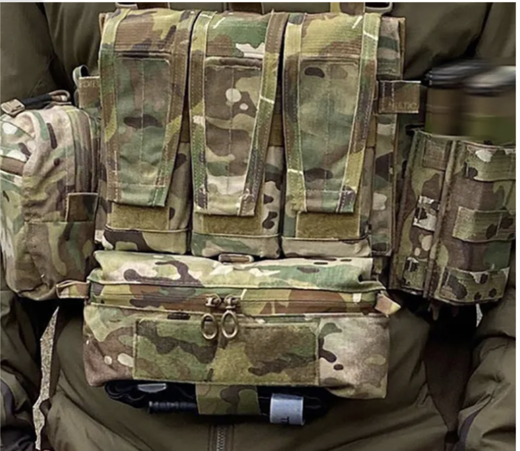 FERRO Tactical Mini Hanging Pouch Multicam Tactical Hunting Chest Pouch Expanded Waist Attached Pouches