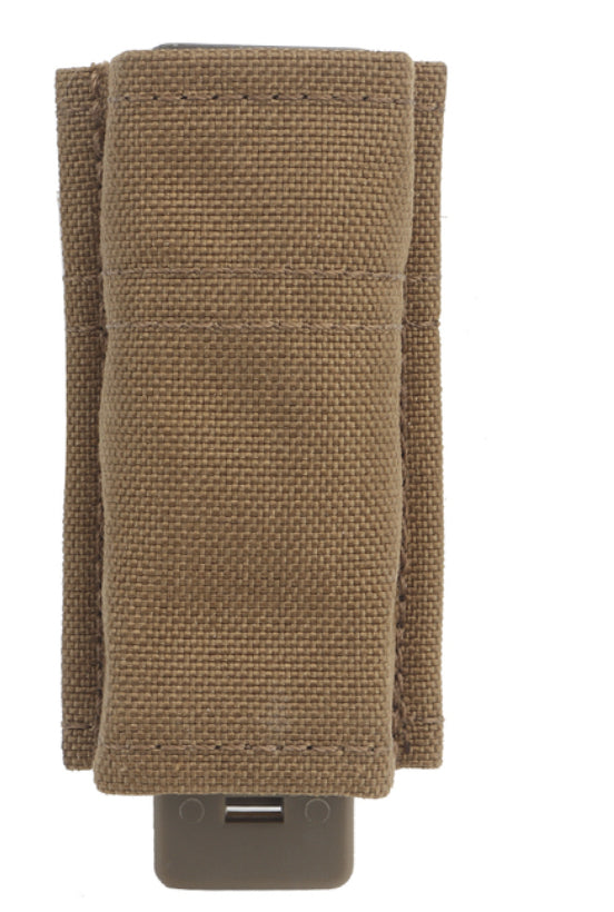 Tactical Pistol Magazine Pouch Military FAST 9MM Single Mag Bag Double