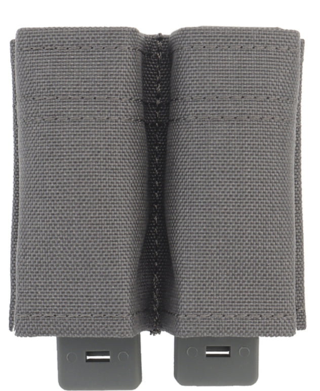 Tactical Pistol Magazine Pouch Military FAST 9MM Single Mag Bag Double