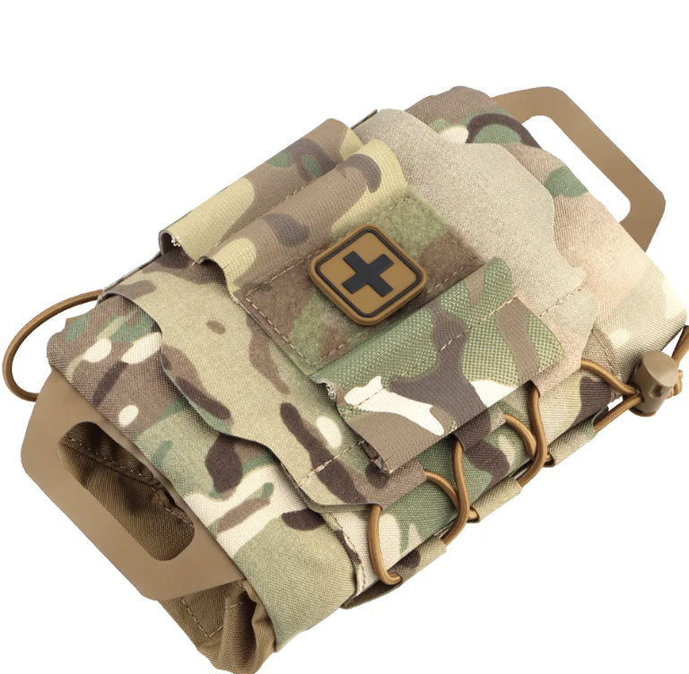 NEW Tactical Emergency First Aid Kit Rapid Deployment MOLLE Pouch IFAK