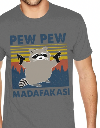 Raccoon Pew Pew Madafakas