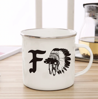 FOG Forward Observation Group enamel cup coffee cup